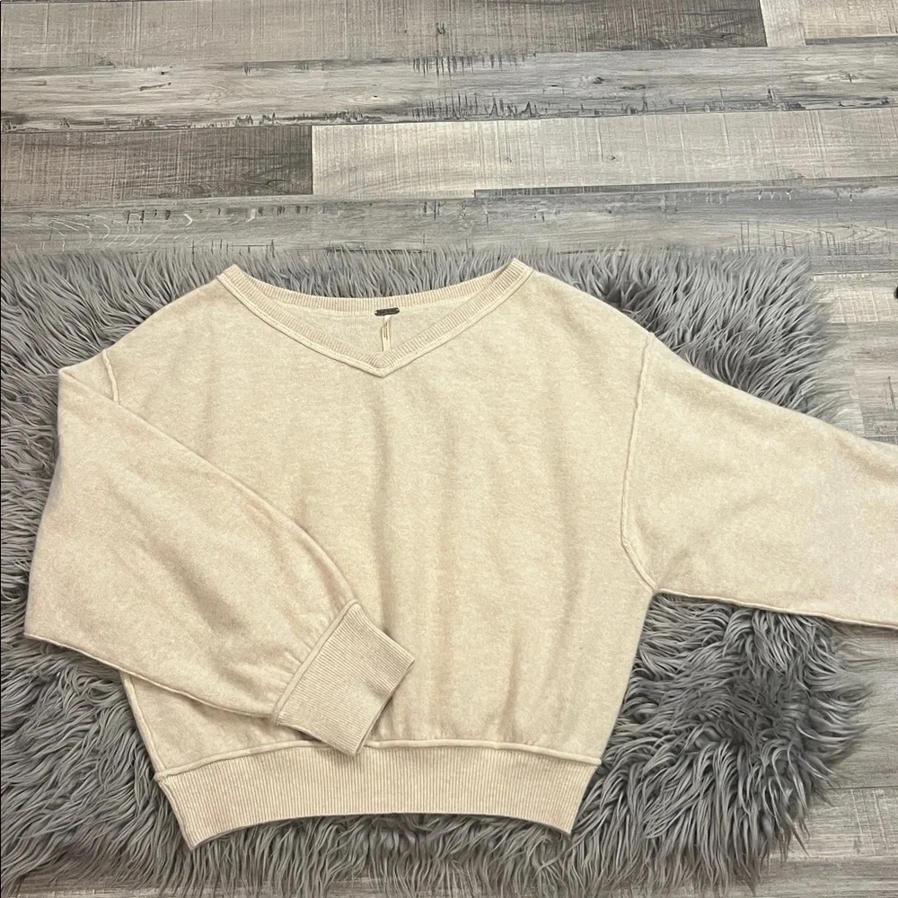 Free People ‘Love Like This’ cashmere pullover sweater L